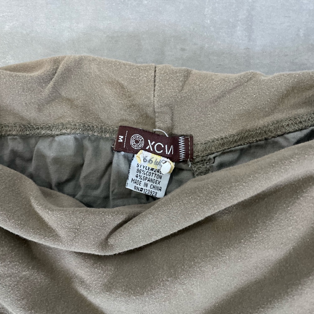 XCVI Taupe Casual Fold Over Skirt - Picture 6 of 6